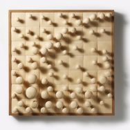 EXPOSE EXPOSED 151025 • Wood(White birch plywood) • 54.5×54.5x12cm • 2015